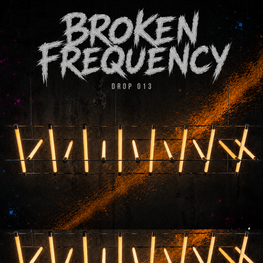 BROKEN FREQUENCY — DROP 013 Neon Saints campaign artwork