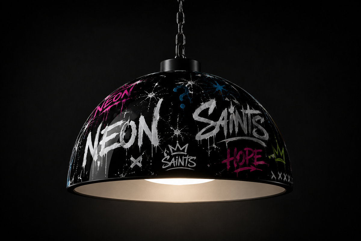 Neon Saints sculpture collection