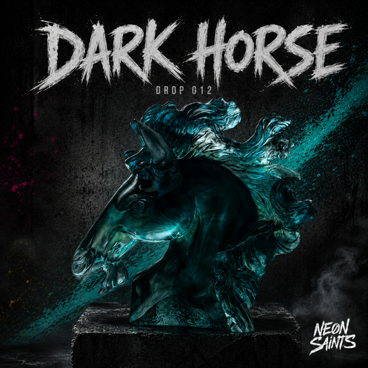 DARK HORSE — DROP 012 Neon Saints campaign artwork