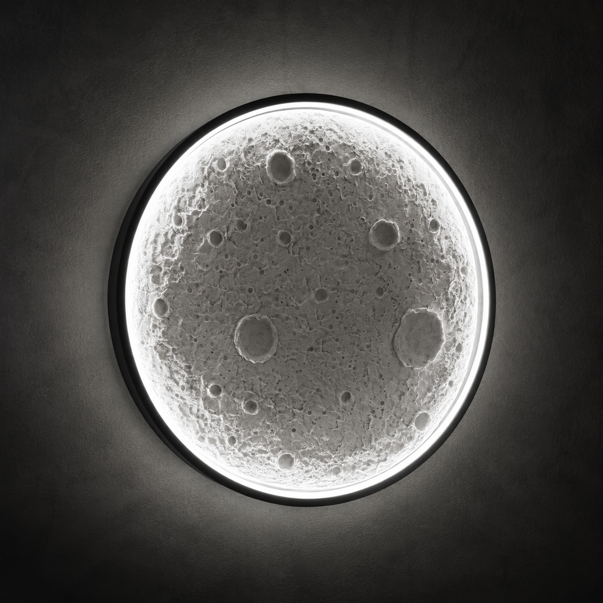 DARK SIDE moon relief wall light
