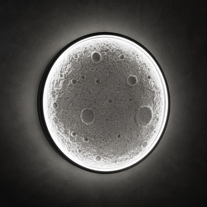 DARK SIDE moon relief wall light