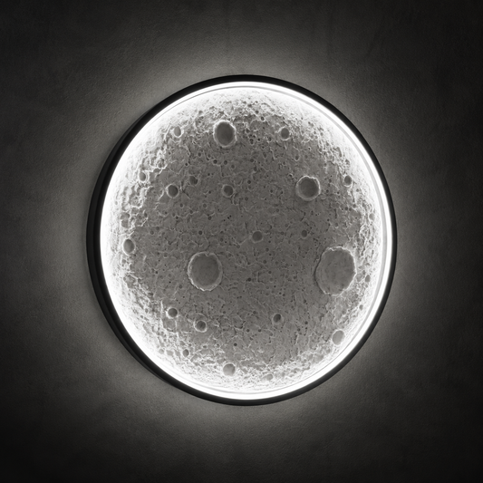 DARK SIDE moon relief wall light