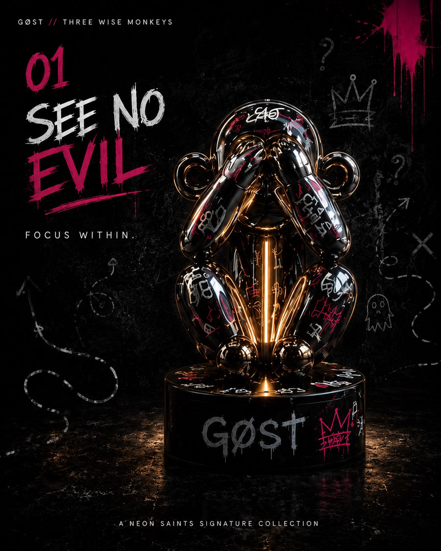 GØST See No Evil sculpture