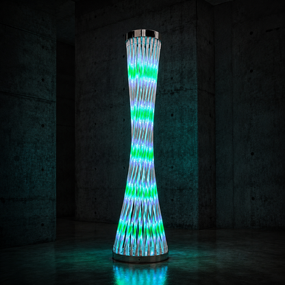 NEURAL VEIL dynamic mesh floor light — Neon Saints DROP 027