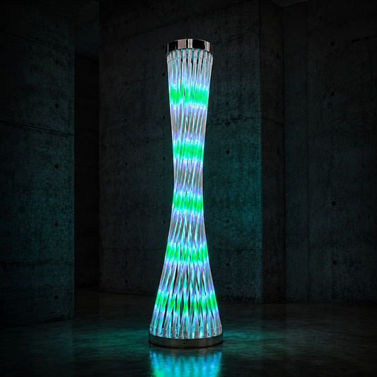 NEURAL VEIL dynamic mesh floor light — Neon Saints DROP 027